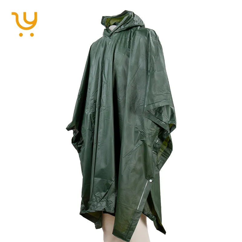 Raining coats customise Waterproof Hooded Reusable Rain Wear pvc rain coat waterproof