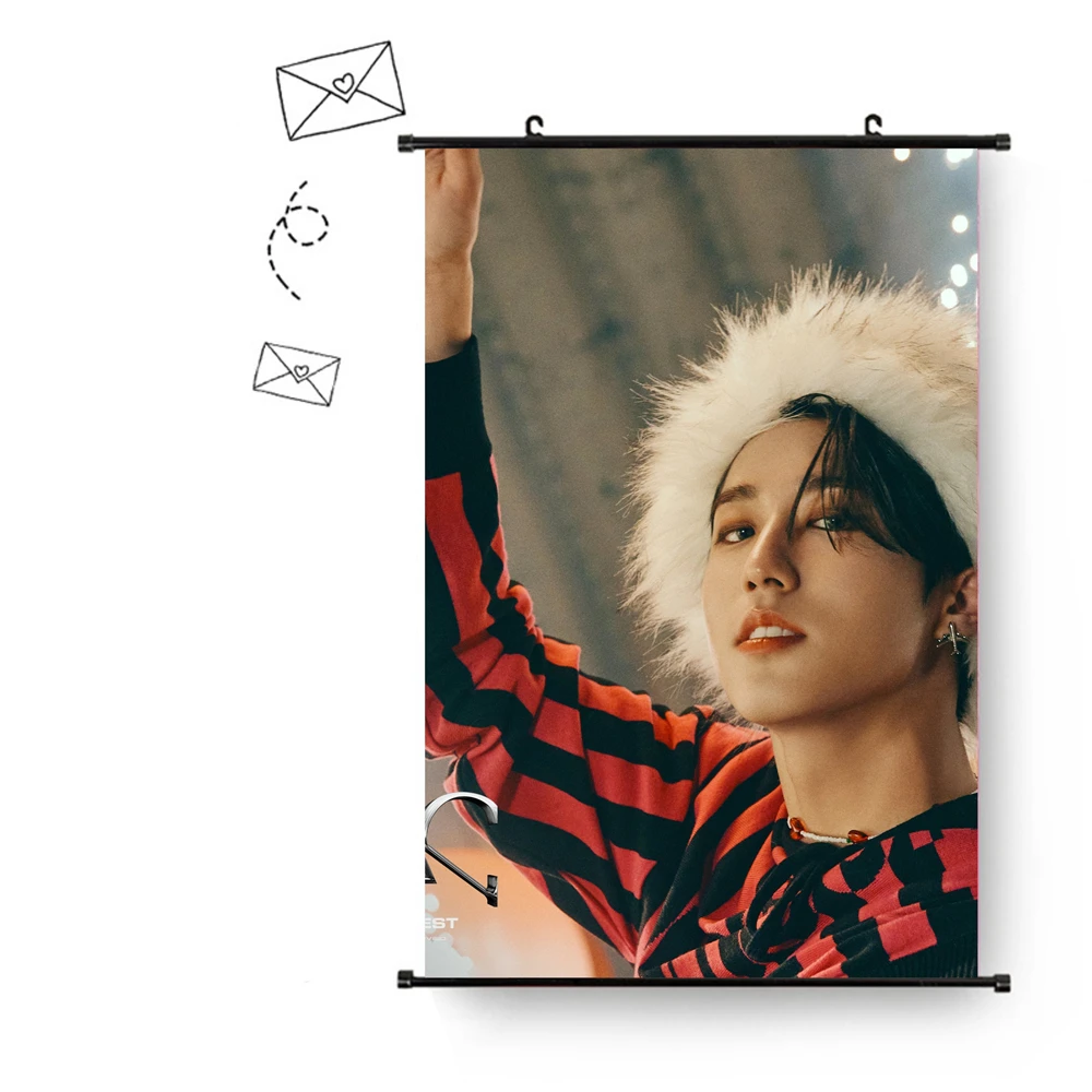 Wholesale Kpop Idol Stray Kids ODDINARY MANIAC Concept Photo Tapestry Fabric Poster Hanging Picture