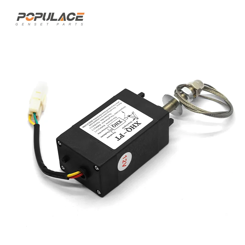 12vdc xhq-pt 24vdc with wire steel cover diesel engine stop electromagnetic valve solenoid valve magnetic valve xhq-pt 12v
