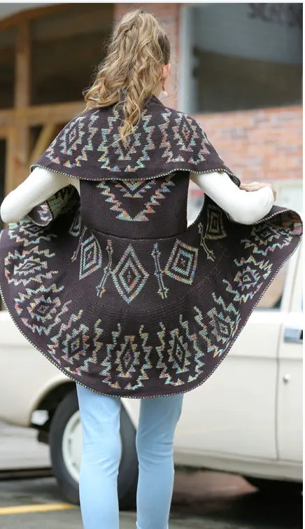 2022 Casual Sleeveless Coat Patterned Long Knit Womens Sweater Cardigan