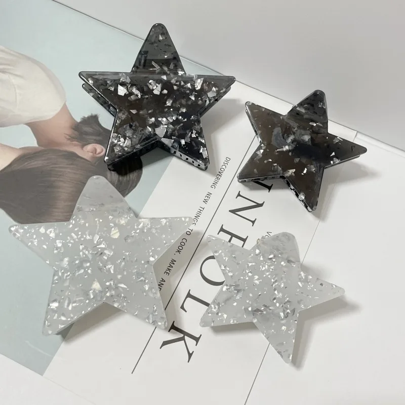 Wholesale Korean fashion high quality hair accessories 9cm acetate hair claw simple large women clips hair claw