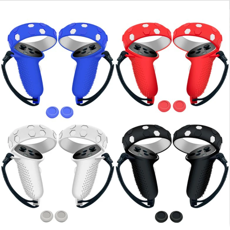 Cover for Oculus Quest 2 Controller Grips Silicone Anti-Throw Grips Cover Protector For Meta Oculus Quest 2 Accessories