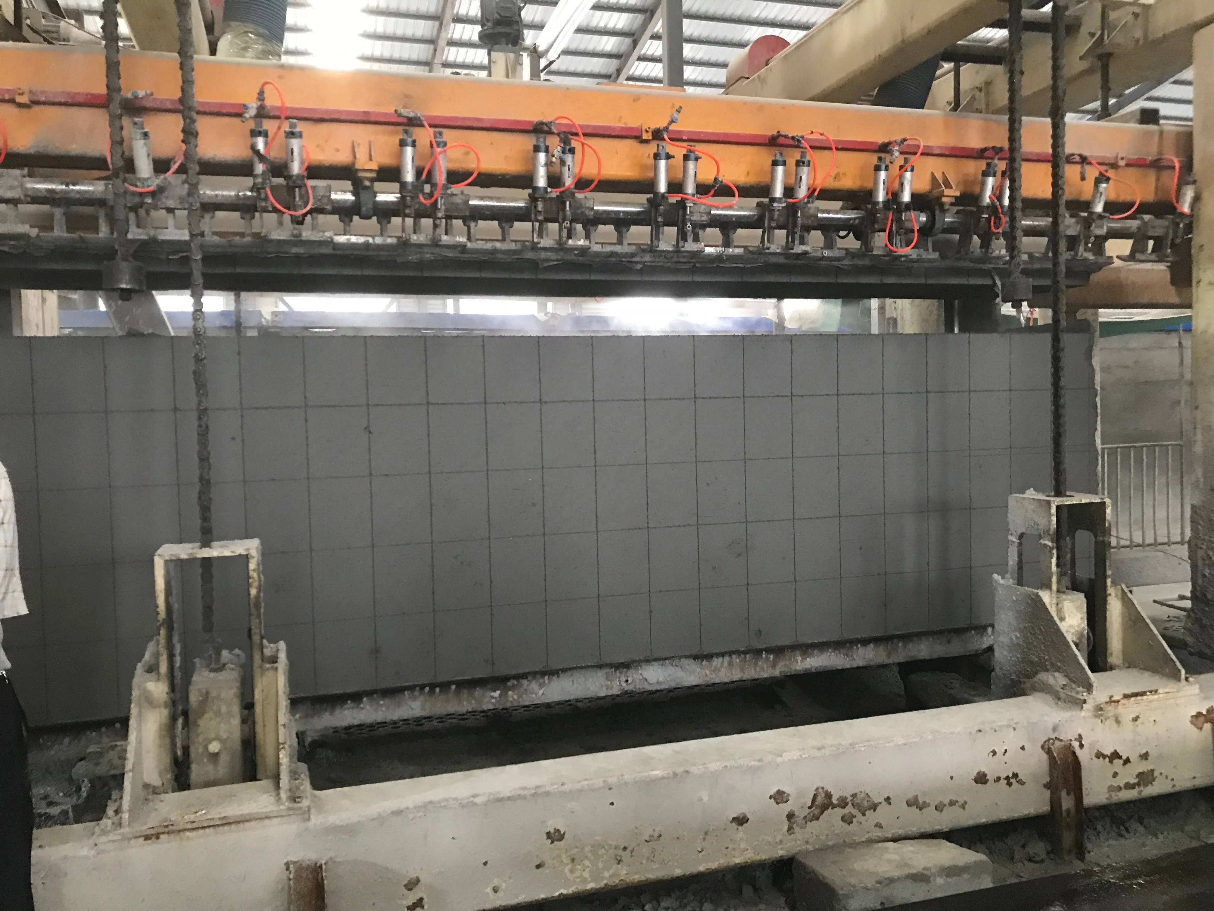 aac brick making machine/Block production line/gas block equipment  sale in Uzbekistan