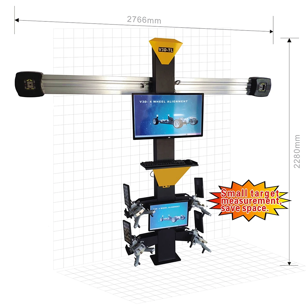 Wheel Alignment Aligner Machine 3D Car Aligner Manufacturer Supply Hot Sell Car Maintenance Equipment