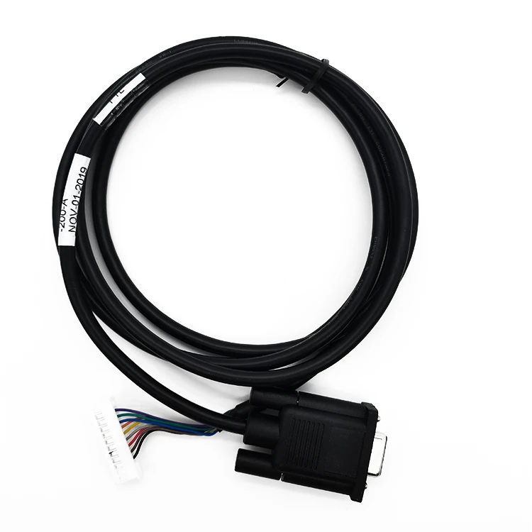 High quality custom VGA D89 female head turn XH2.54 12PIN cable application with film or projector