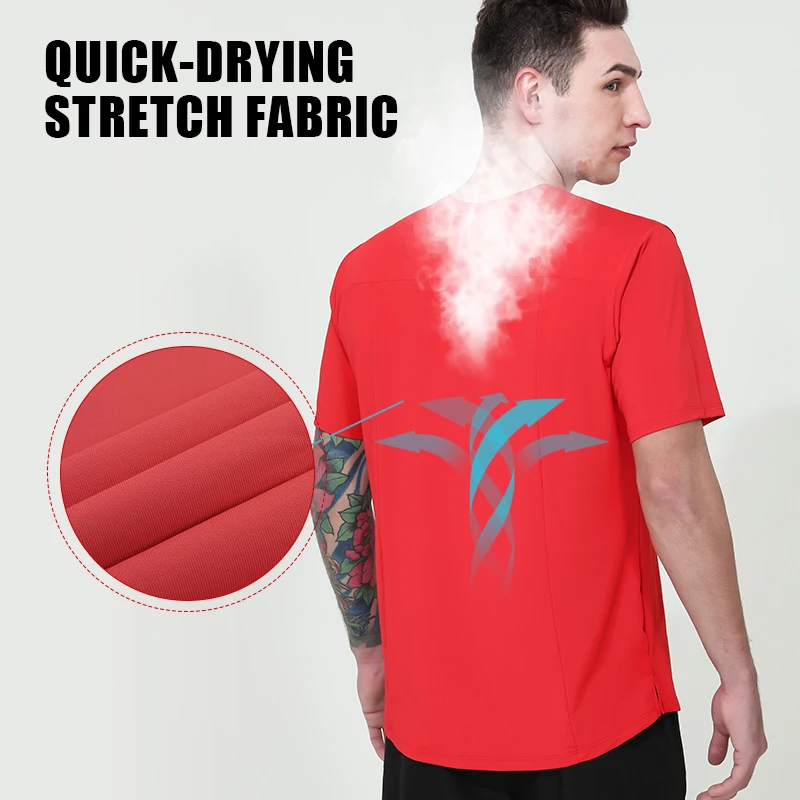 Wholesale Custom Print Plain Blank 100 Sublimation 100% Polyester White Sport Gym Run Quick Dri Dry-Fit Men t Shirt For Men