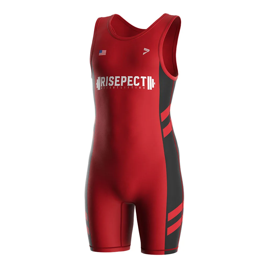 Supplier Gym Team Pump Iron Powerlifting Weightlifting Singlet Men Custom Wrestling Shorts