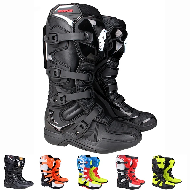 Motocross Boots Biker Boots Textile Motorcycle Shoes for Sale High Quality Top Gear Original Leather Customized Motocross Boots