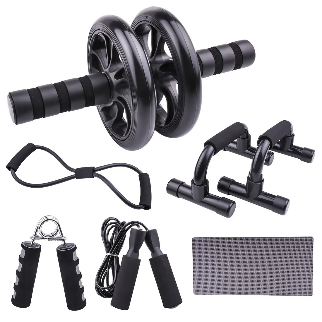 Home Exercise Equipment Fitness accessories abdominal exerciser wheel roller set