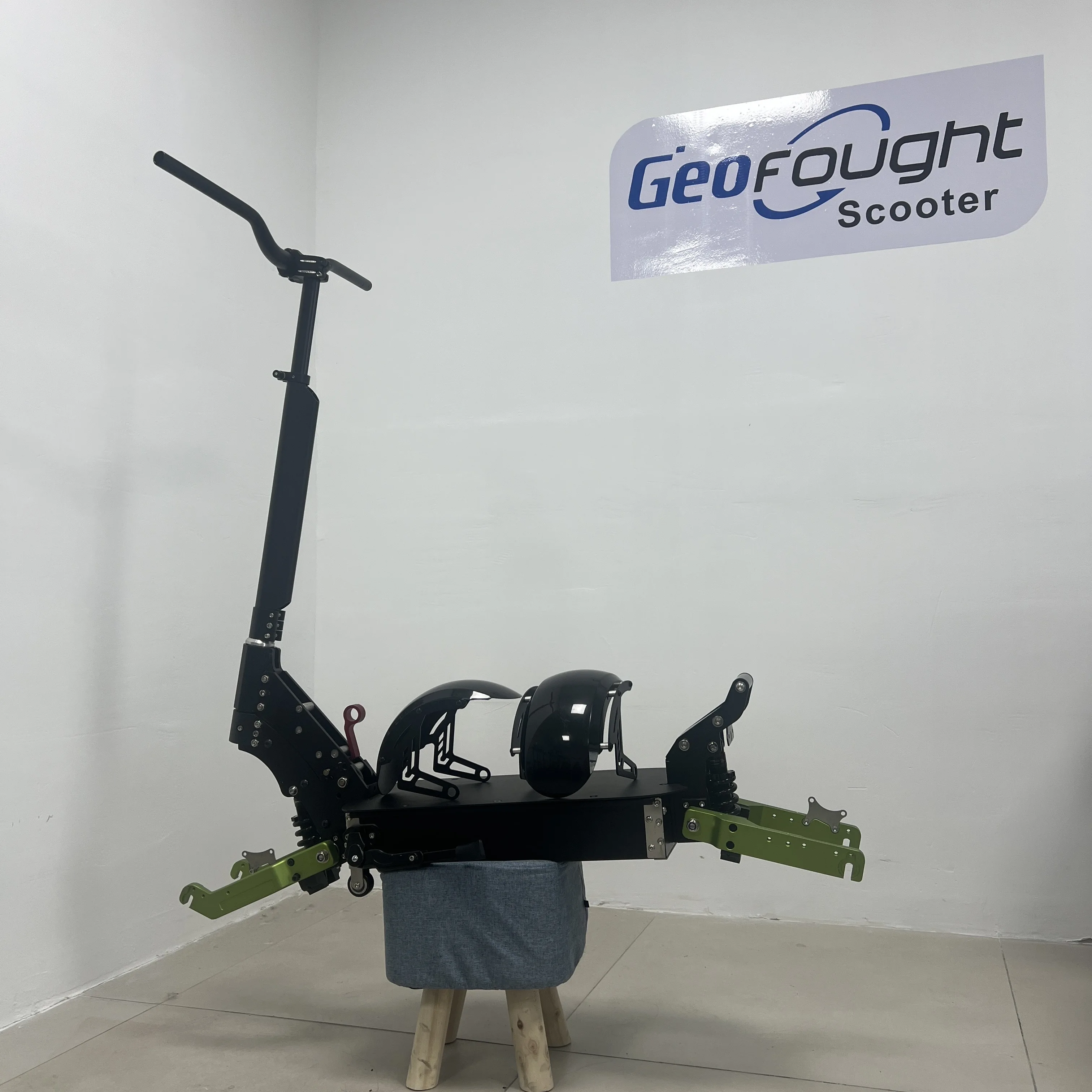 2024 new style high endurance easy to install aluminium alloy open size 150mm 11inch scooter electric frame