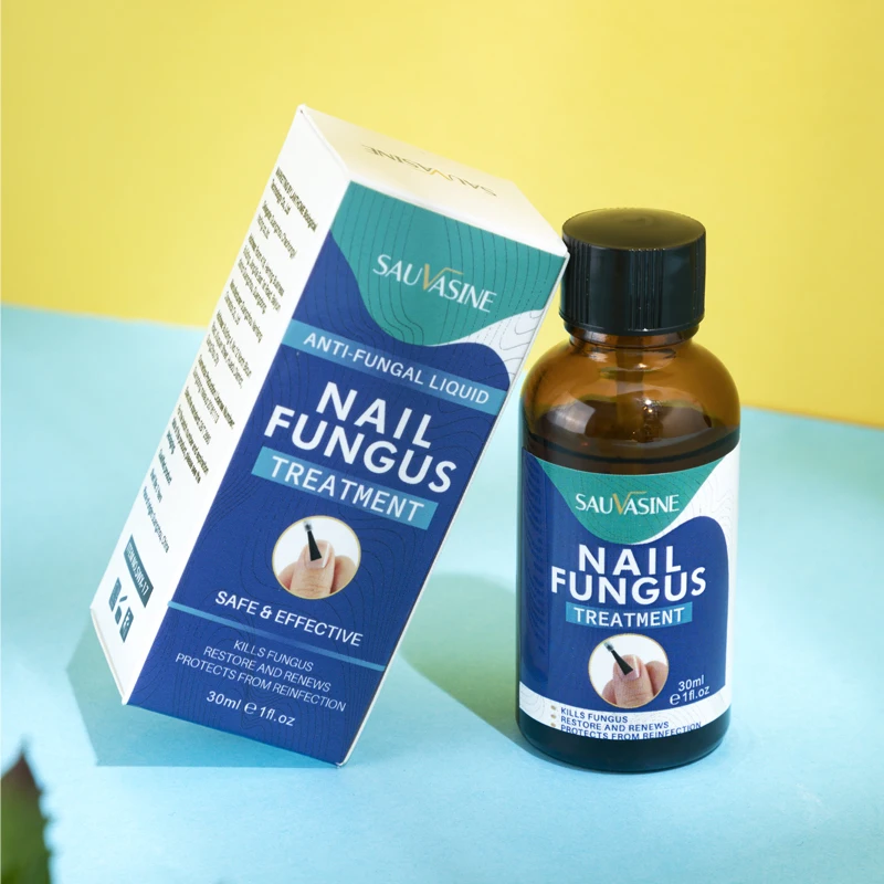 Private label natural nourishing hydrating smoothing foot care anti-fungus liquid toe nail fungus treatment