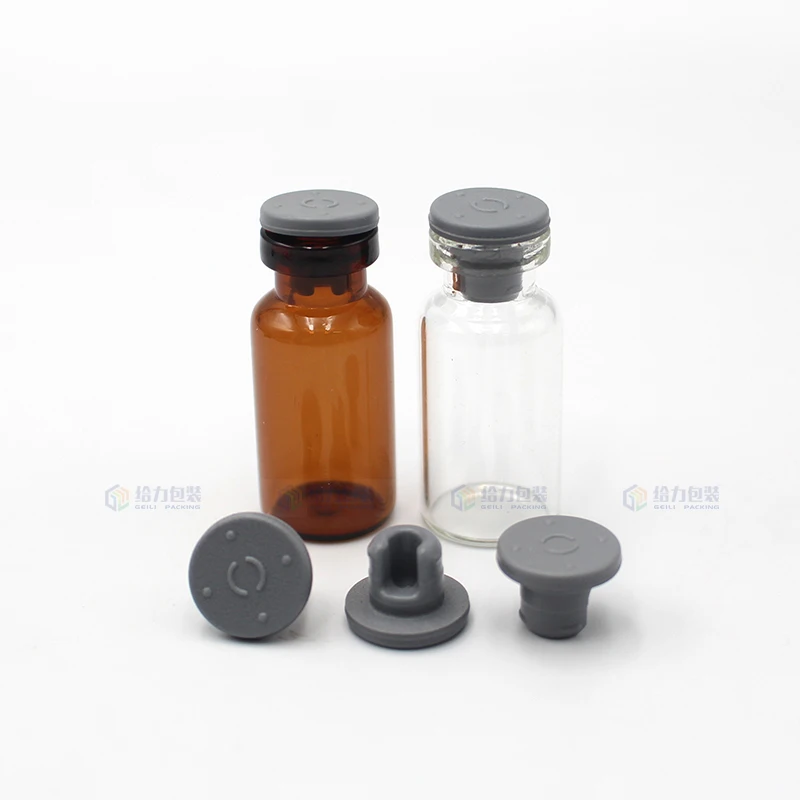 13mm Bromobutyl Rubber Stopper For Injection Antibiotics Vials