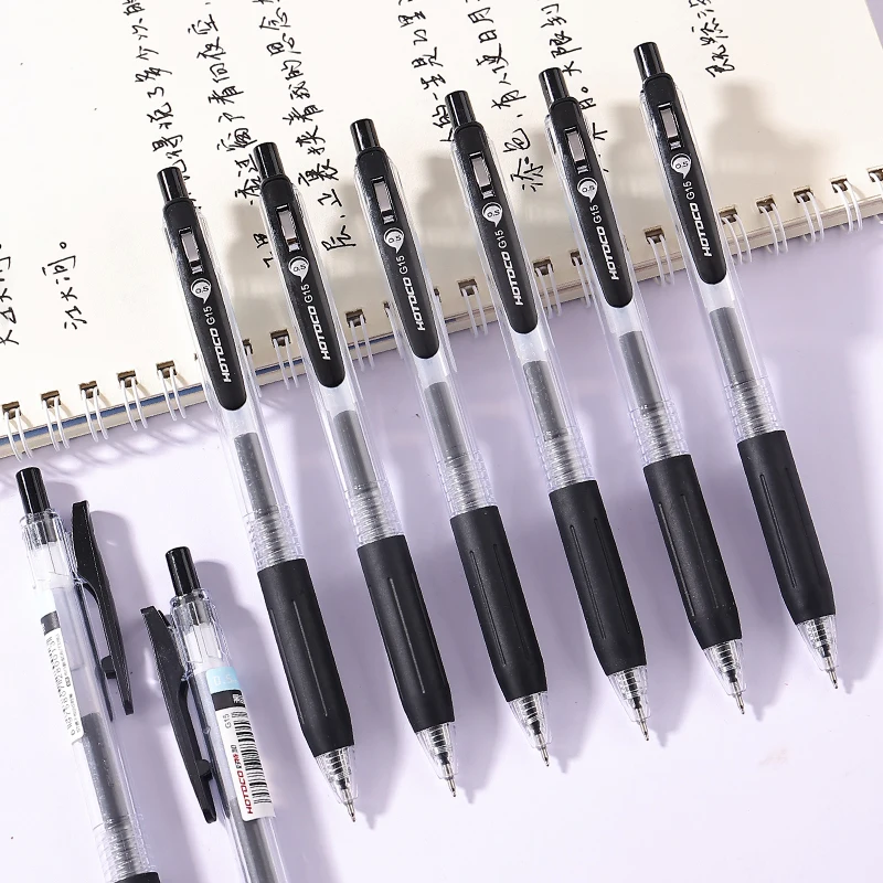 Manufacturers wholesale transparent erasable neutral eraser neutral pen set 0.5 mm erasable water-based ink pen special price