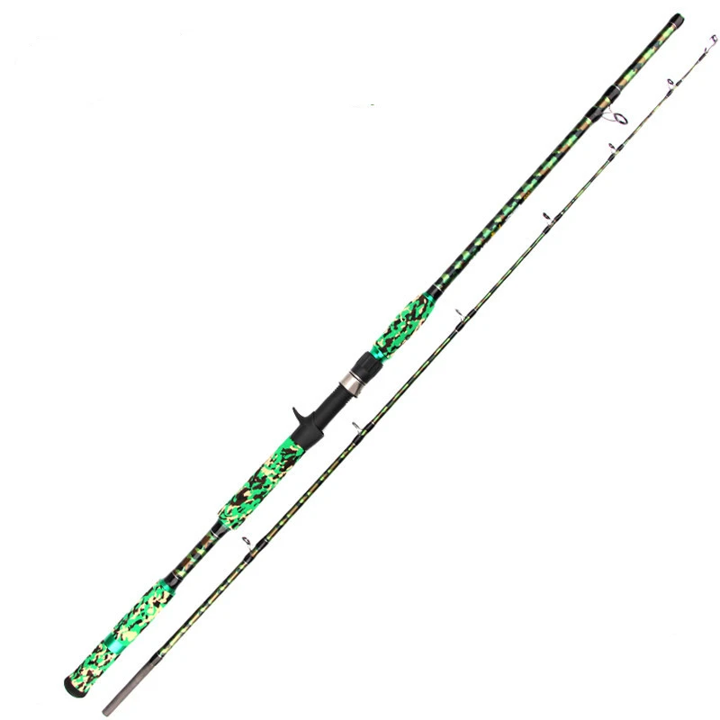 2 Sections Extra Heavy Power Spinning Rods 2.1M  2.28M  2.4M Camouflage XH Power Graphite Carbon Fiber surfcasting Rods