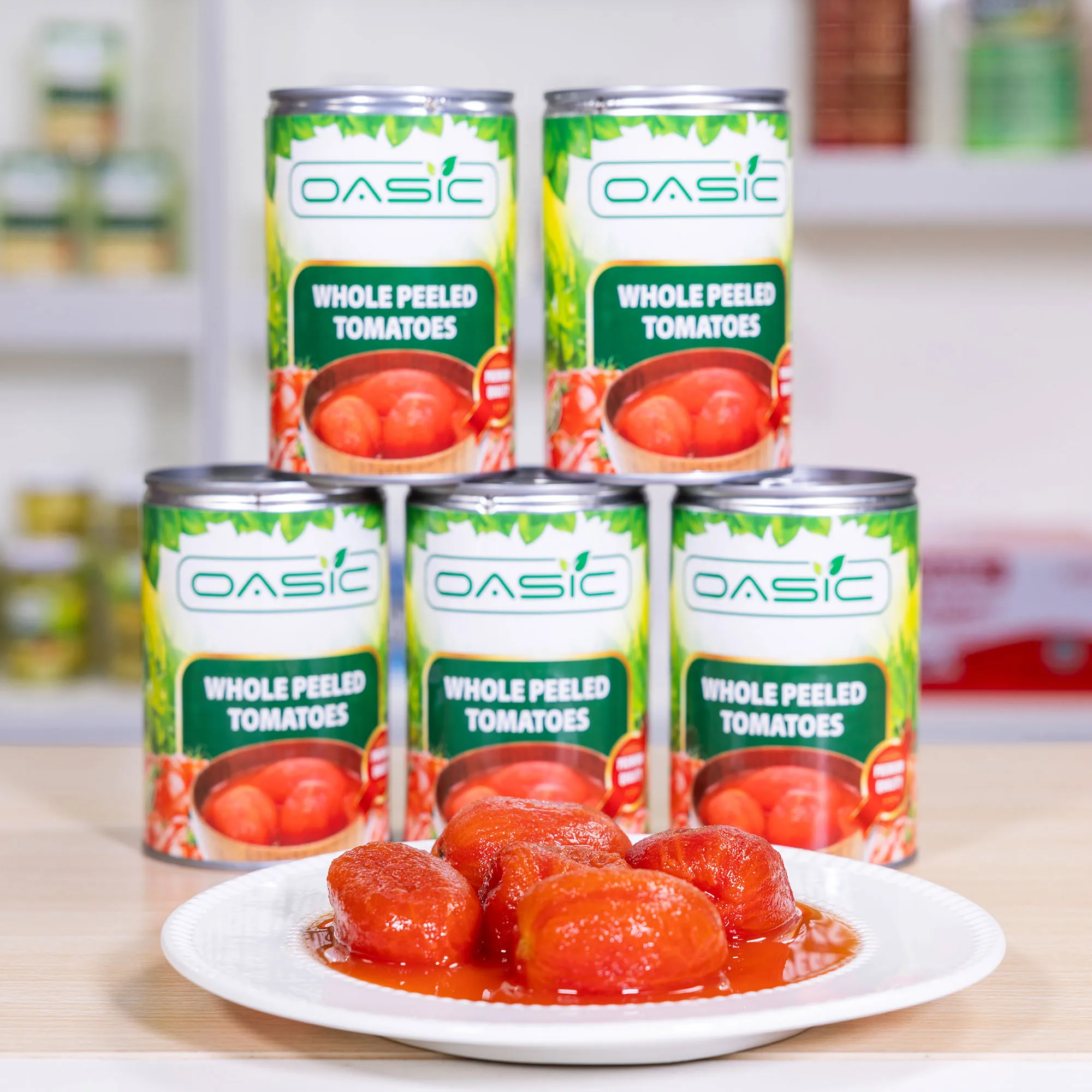 Hand Picked Premium Raw Material Canned Peeled Tomato Support OEM Service