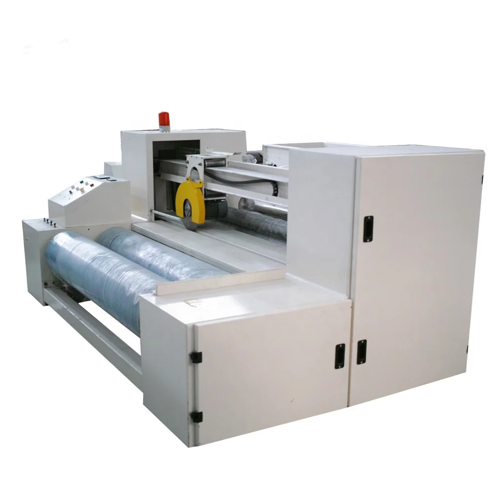 Nonwoven fabric winding machine automatic cutting machinery