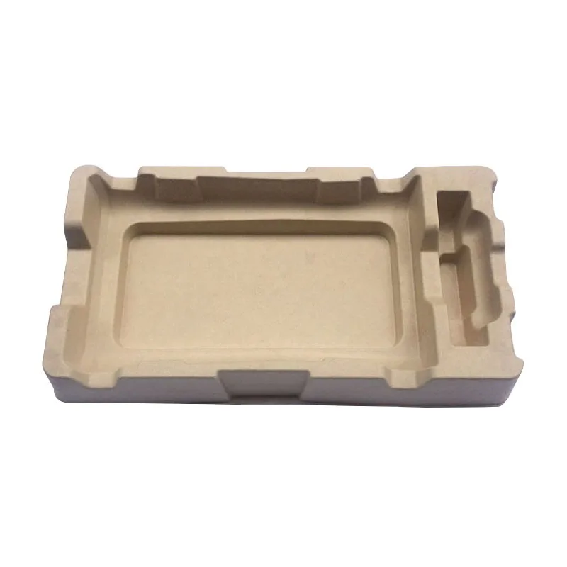 Top Quality 100% Eco-friendly Recyclable Biodegradable Protective Customized Molded Pulp Trays for Hardware Product