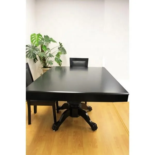 Luxury 52 inch Professional Round Poker Table with Solid Wooden Leg