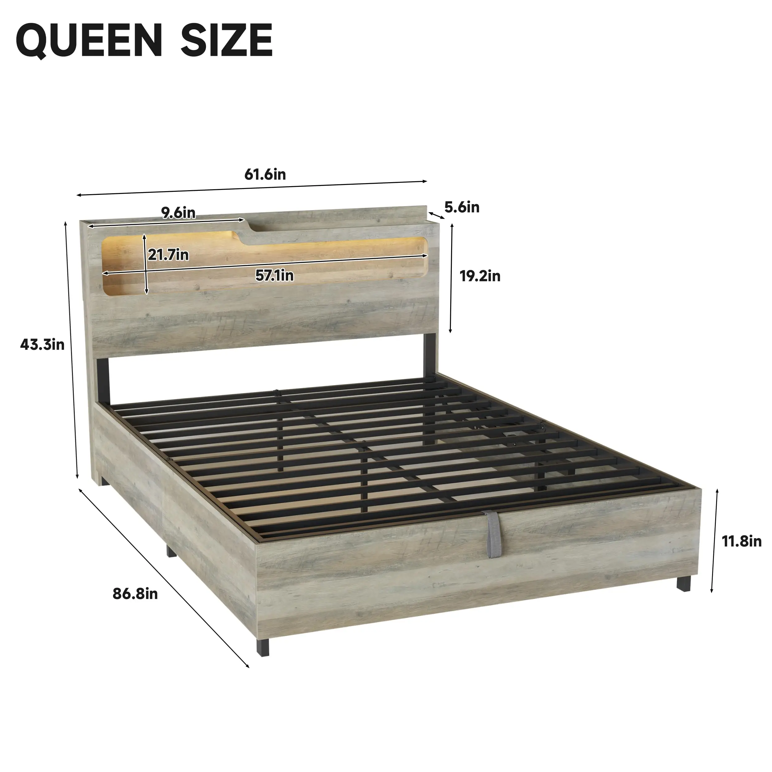 multifunction modern king size platform storage japanese bed frame wooden floor beds bedroom sets for sale