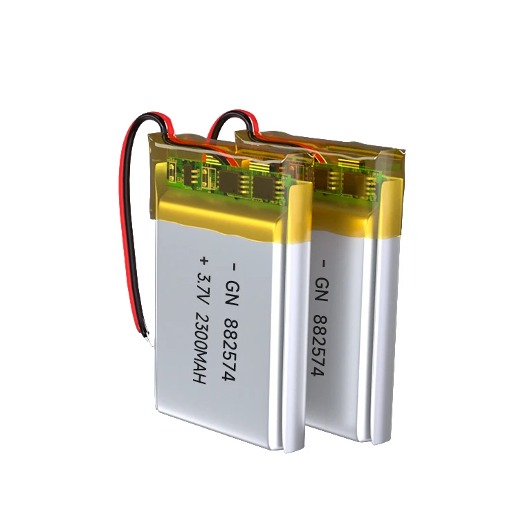 Wholesale 882574 rechargeable polymer battery 3.7v li-polymer battery 2300mah 882574 lithium lipo battery