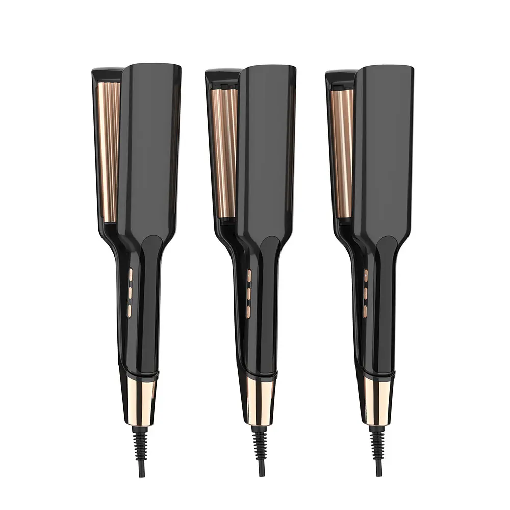 High Quality Customize Titanium Hair Straightener curler 2 in 1 Flat Irons For Keratin Use Private Label Iron