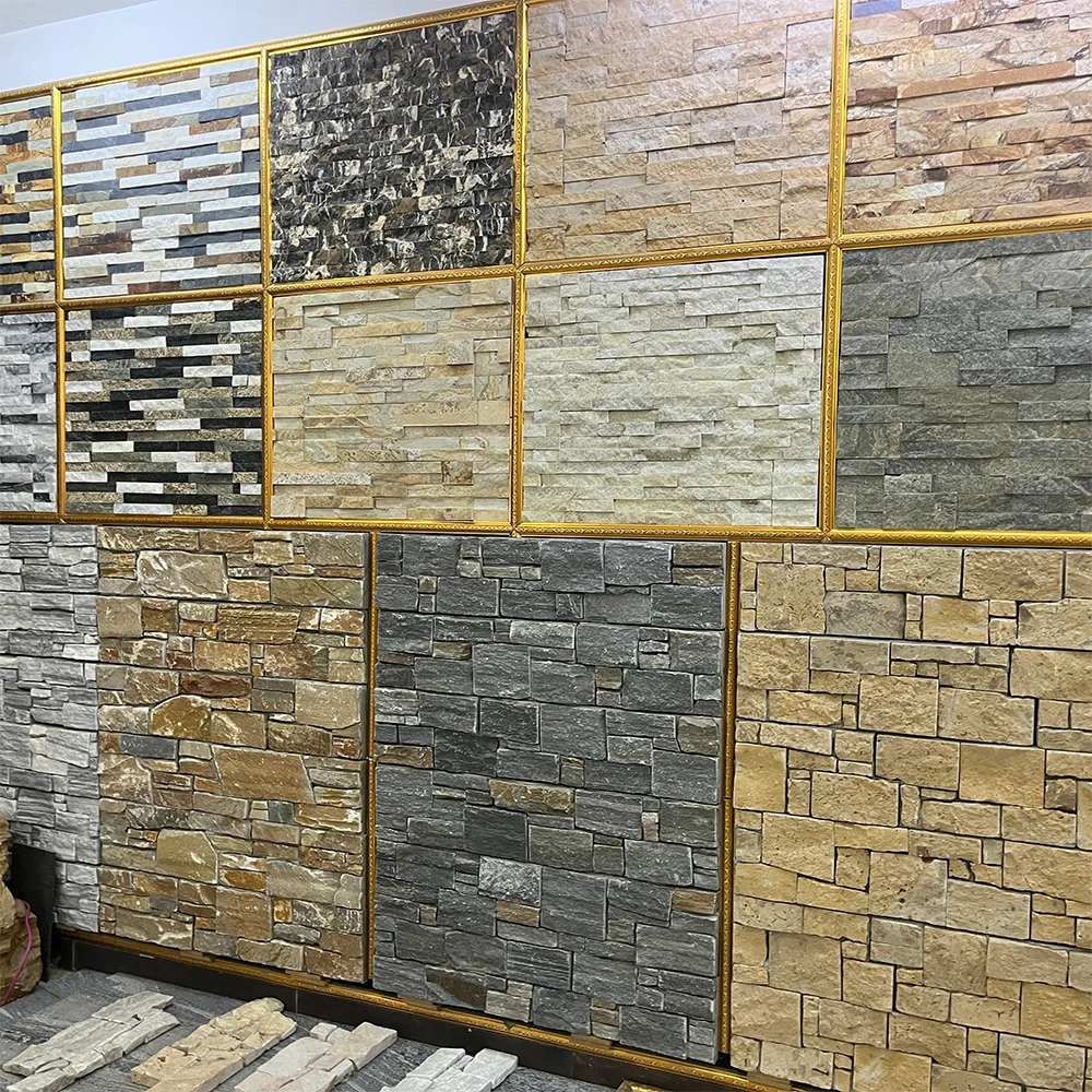 Natural Culture Stone Wall Decoration Cladding Slate Wall Tile
