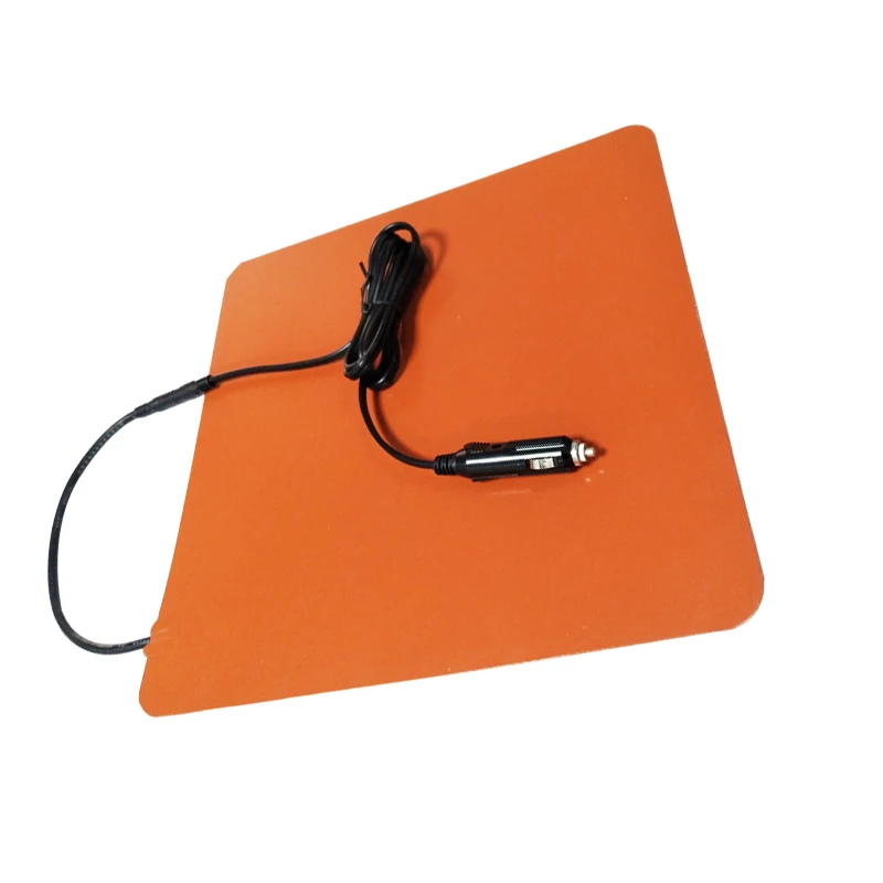 12V 100W Silicone Heating Plate Silicone Electric Food Heating Pad For Pizza Delivery Bag