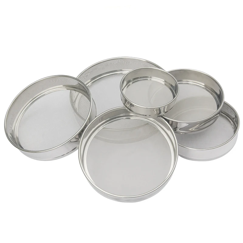 2024 New factory-direct lab woven wire mesh stainless steel copper test sieve for soil testing
