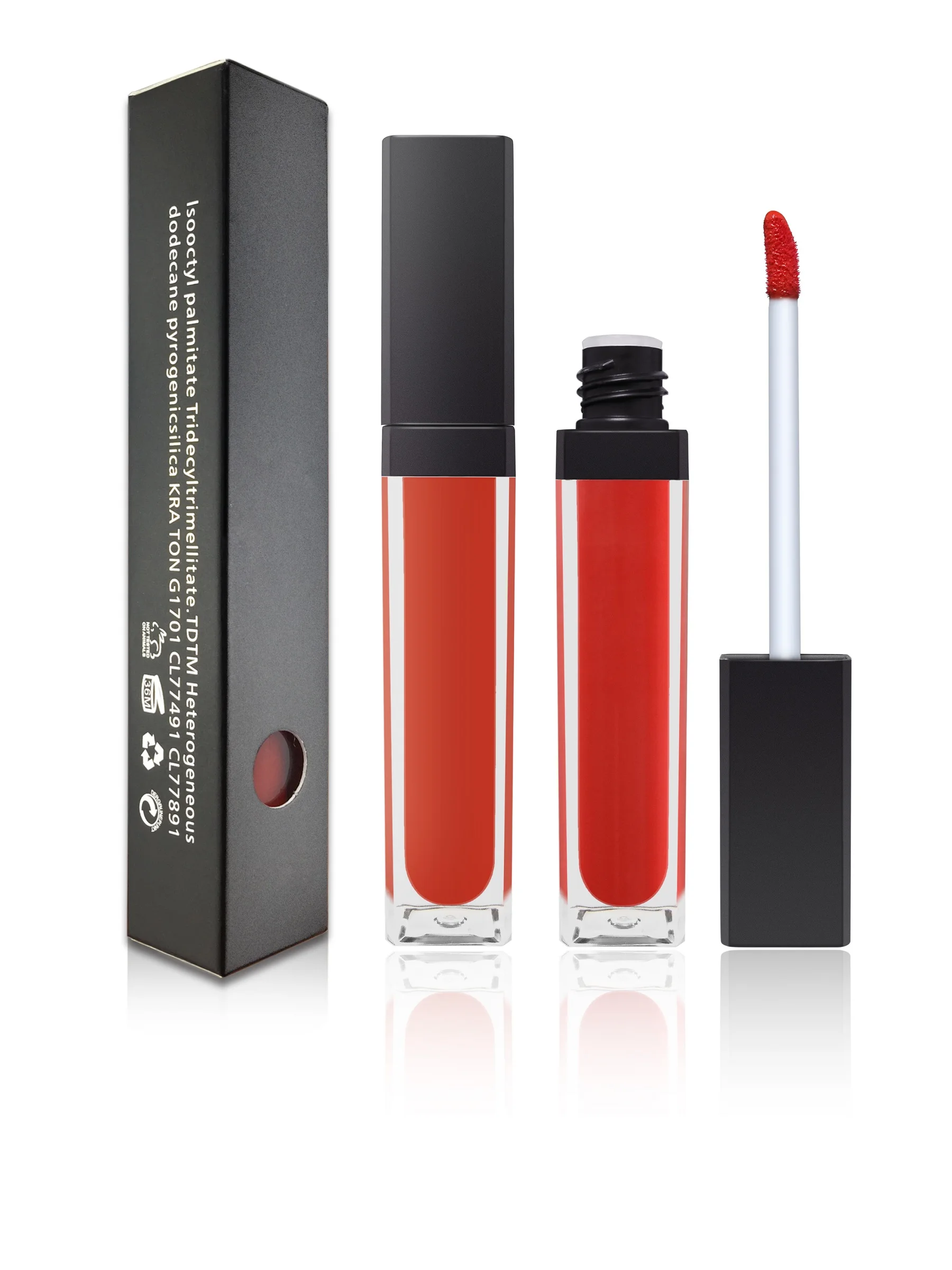 Wholesale 100 Color Custom Logo Waterproof Women Lip Gloss Liquid Matte Lipstick Private Label Makeup Lip Gloss Liquid Lipstick