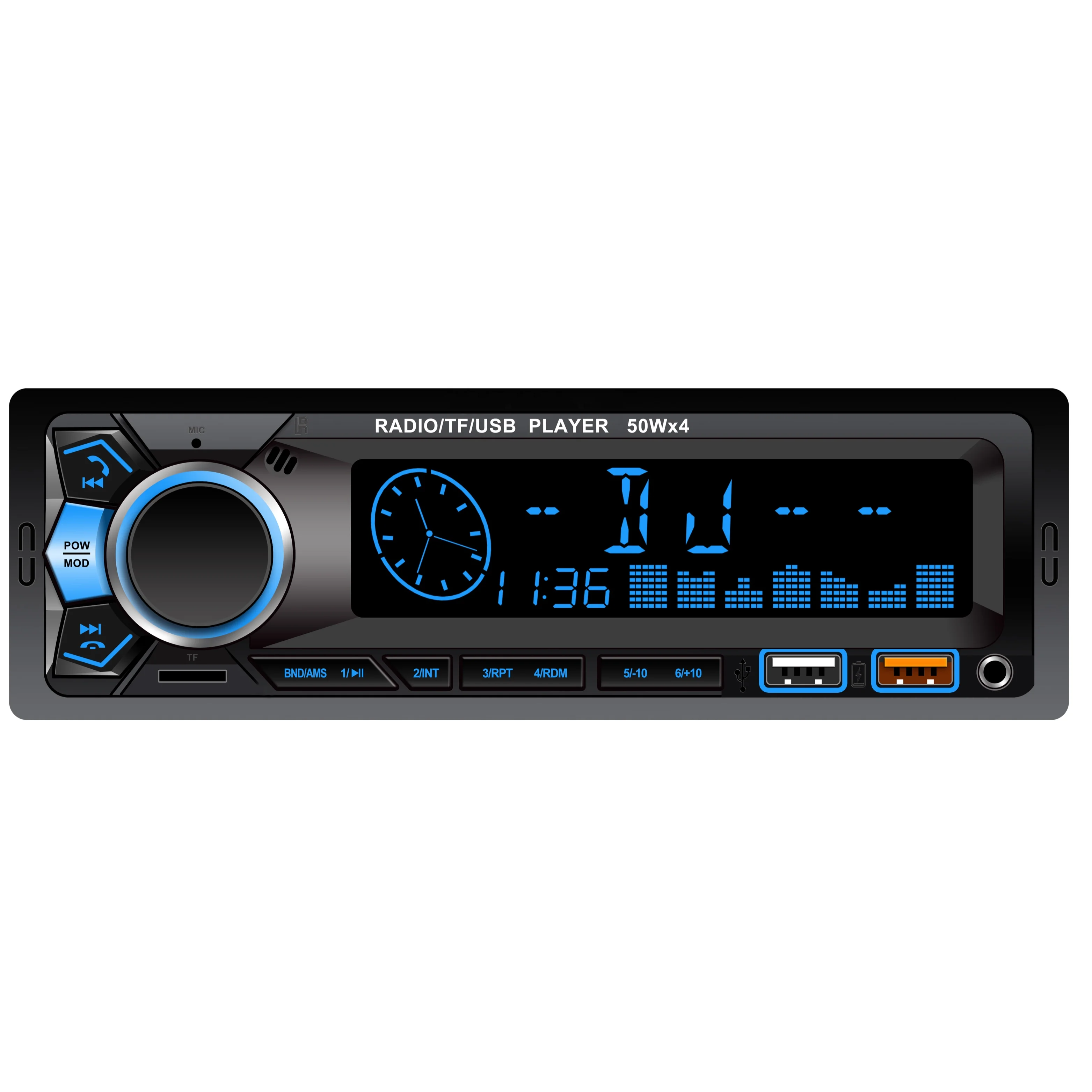 Low Price Fixed Panel 7388ic Single Din Wireless Handsfree Car Mp3 Player Car Stereo