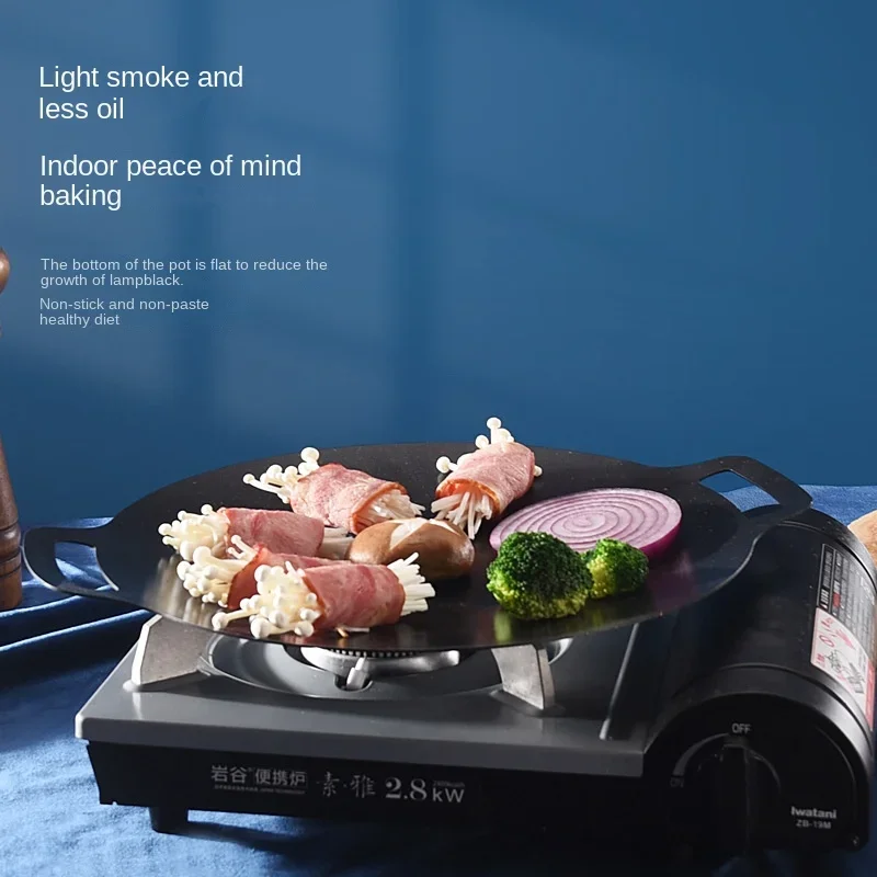 Oem Service Non Stick Mini Grill Pan Fish Barbecue Grill Pan Portable Camping Barbecue Grill Outdoor Bbq