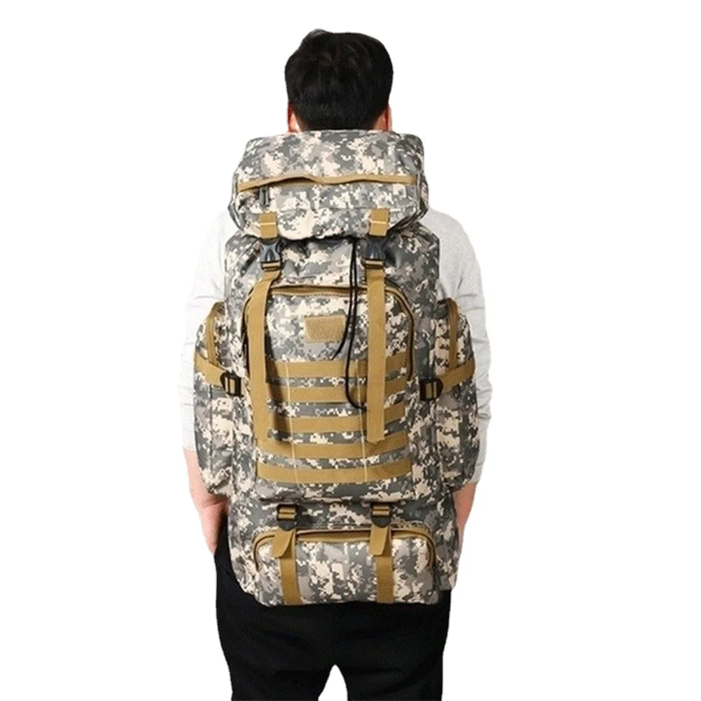 Mountaineering Bag 80L/100L Climb Bag Tactical Backpacks Large Backpack Outdoors Hiking Camping Travel Bags