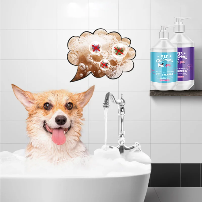 OEM Private Label PH Balance Pet Shampoo for Dogs Natural Formula with Coconut Aloe Vera