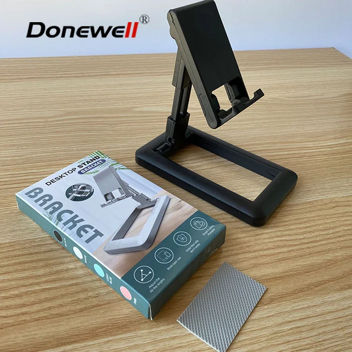 2021 hot sell folding portable thick mobile phone stand holders  adjustable angle and height cell phone stand
