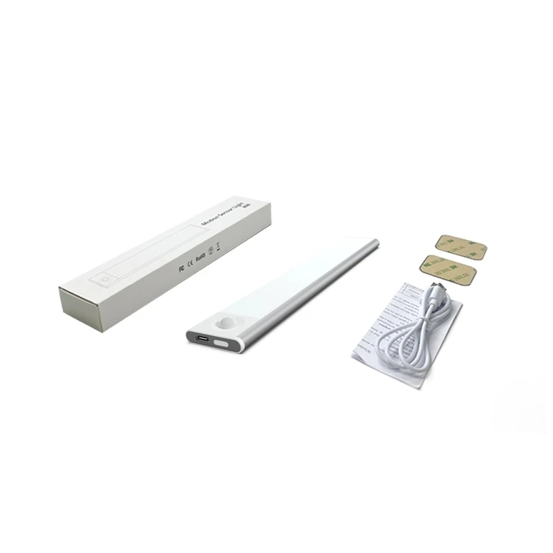 Мини-светильник для шкафа с перезаряжаемым литиевым аккумулятором 4*24 см 20 * SMD 250 лм