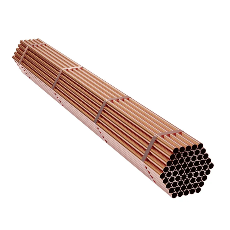 China Factory Wholesale Copper Straight Pipes for Plumbing, Refrigeration, and Building Use