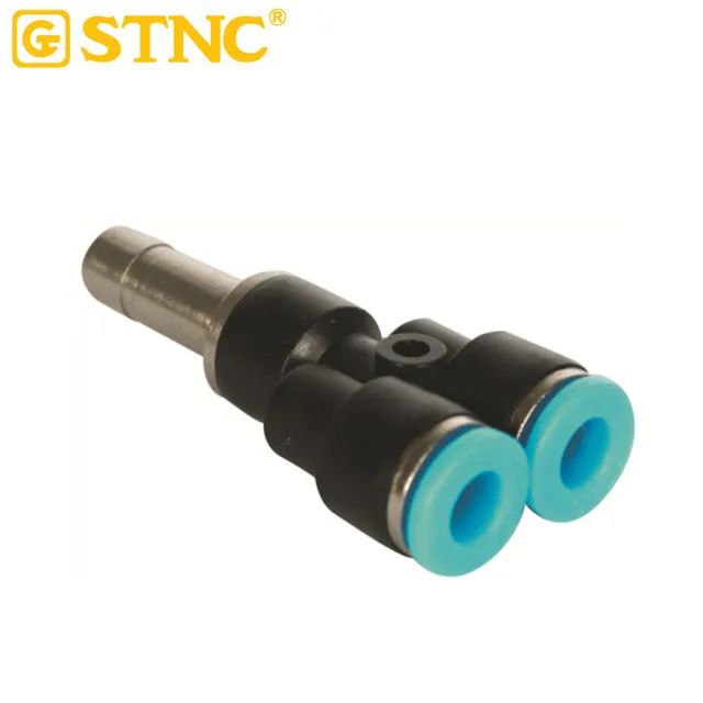 STNC Hot Sales YPWJ Series Grey White Plug-In Reducer Y Push In One Touch Quick Connector Fitting For Pneumatic Parts