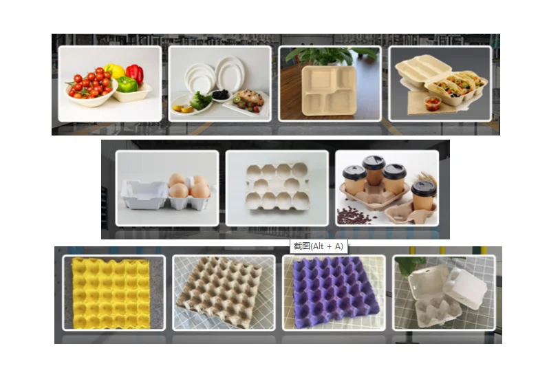 Paper Pulp Egg Box Machine with dryer