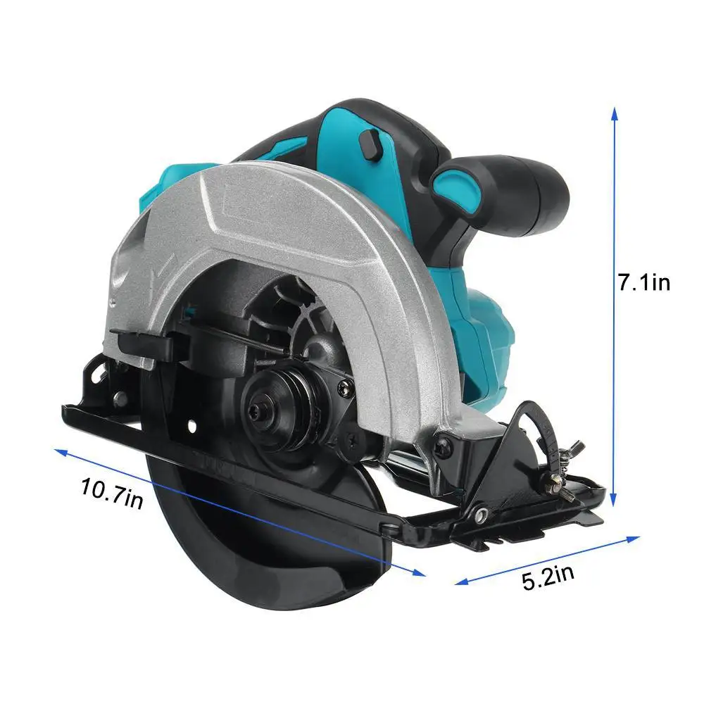 Industrial Grade Wood Cutting Machines Brushless Cordless Electric Battery Power Circular Saw Machine