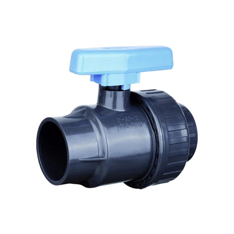 Высокое качество итальянский дизайн шаровой клапан ПВХ одинарный для фитинга труб