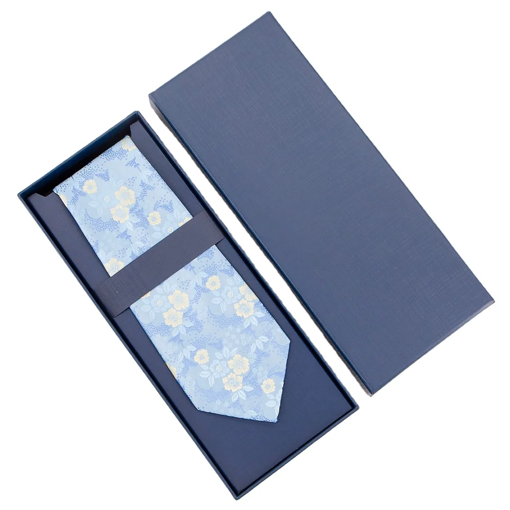 Zecheng Polyester Woven Jacquard Gravata Corbata Mens Tie Sets