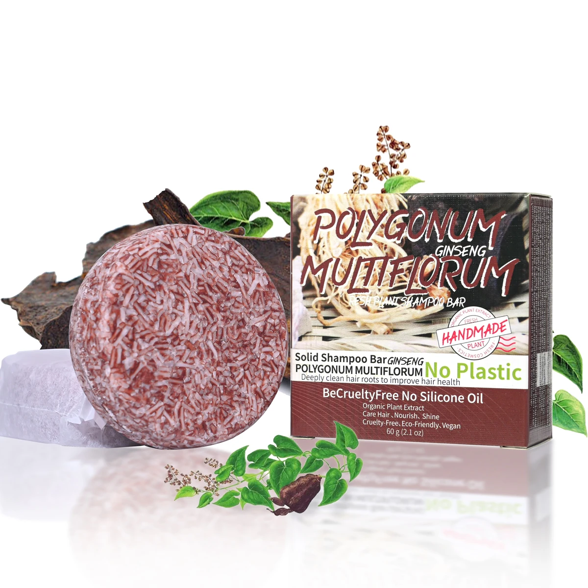 60g Handmade Natural Hot Selling Organic gr argan oil keratin Cinnamon mint rose solid shampoo soap shampoo bar Soap