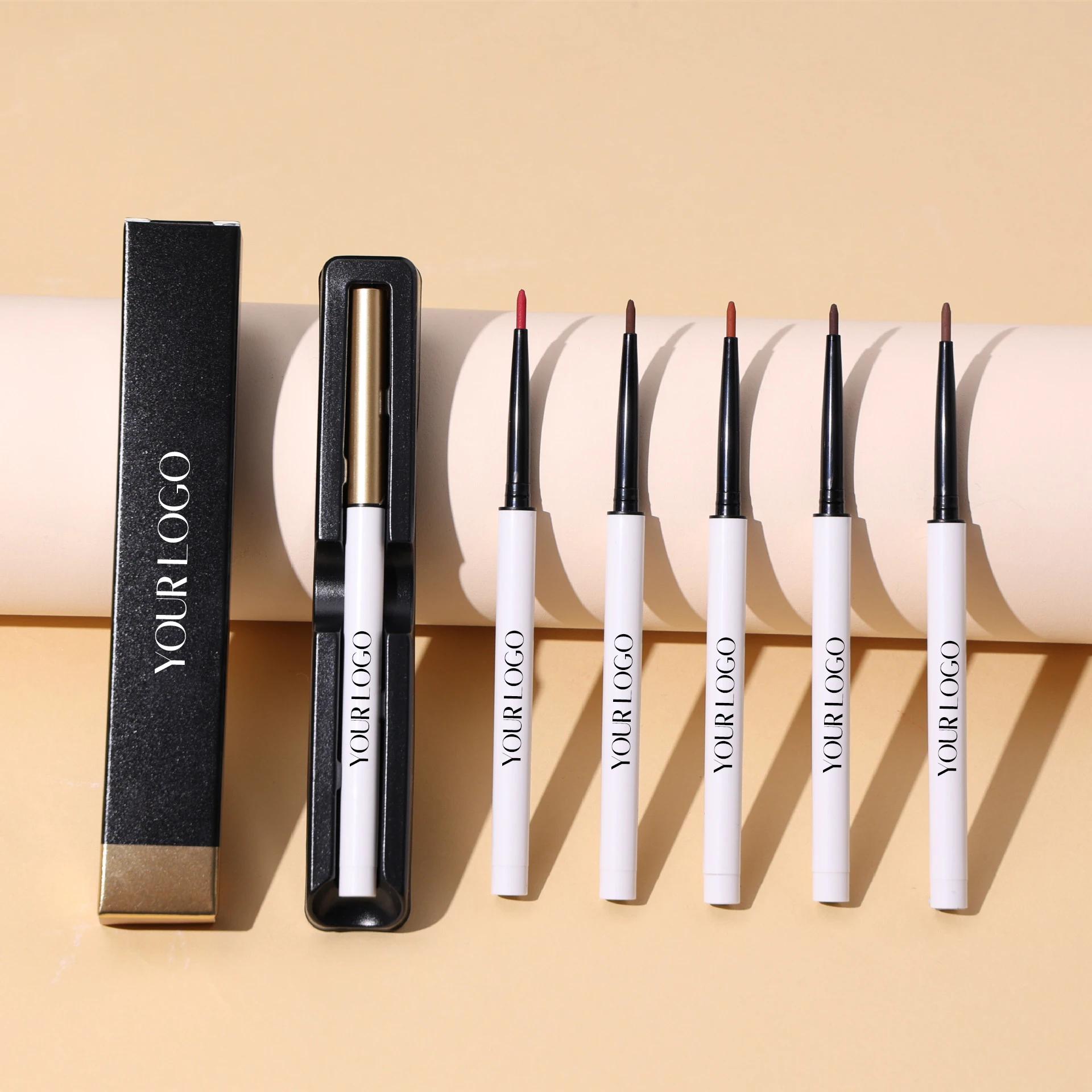 Oem Retractable Colorful Eyeliner Pen Private Label Wholesale High Quality Vegan Long Lasting Waterproof Eye Liner