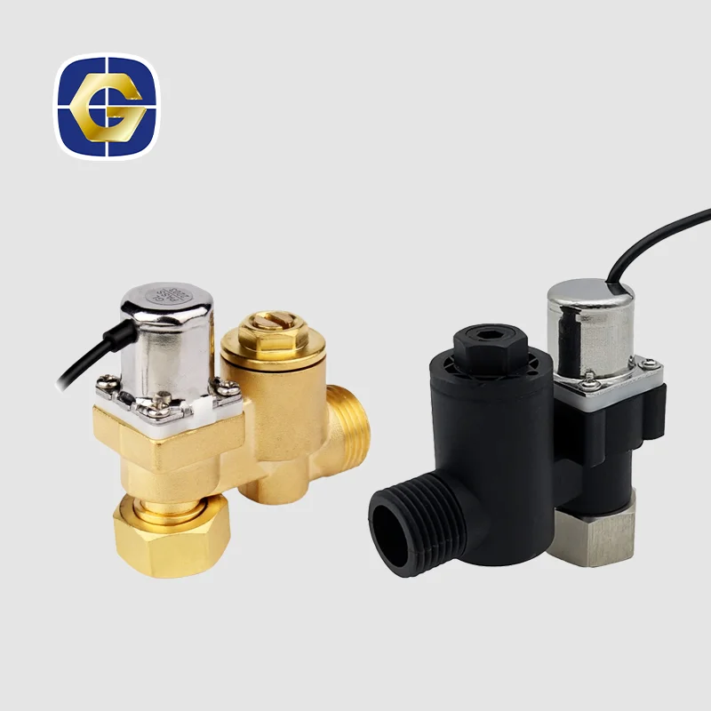 GL Plastic 6V 9V 12v 24v DC bistable electric water solenoid valve toilet touchless infare faucet urinal solenoid valve