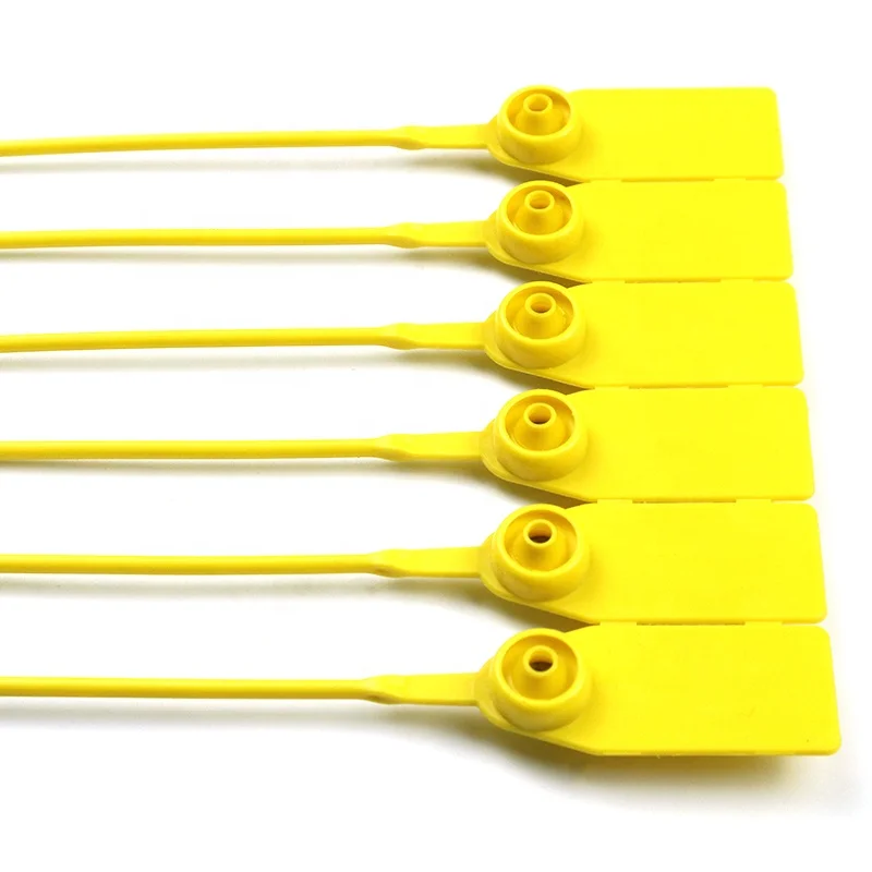 SK4005P High quality  laser printed number logo Plastic seal used for bank express bag Hot stamping plastic seal