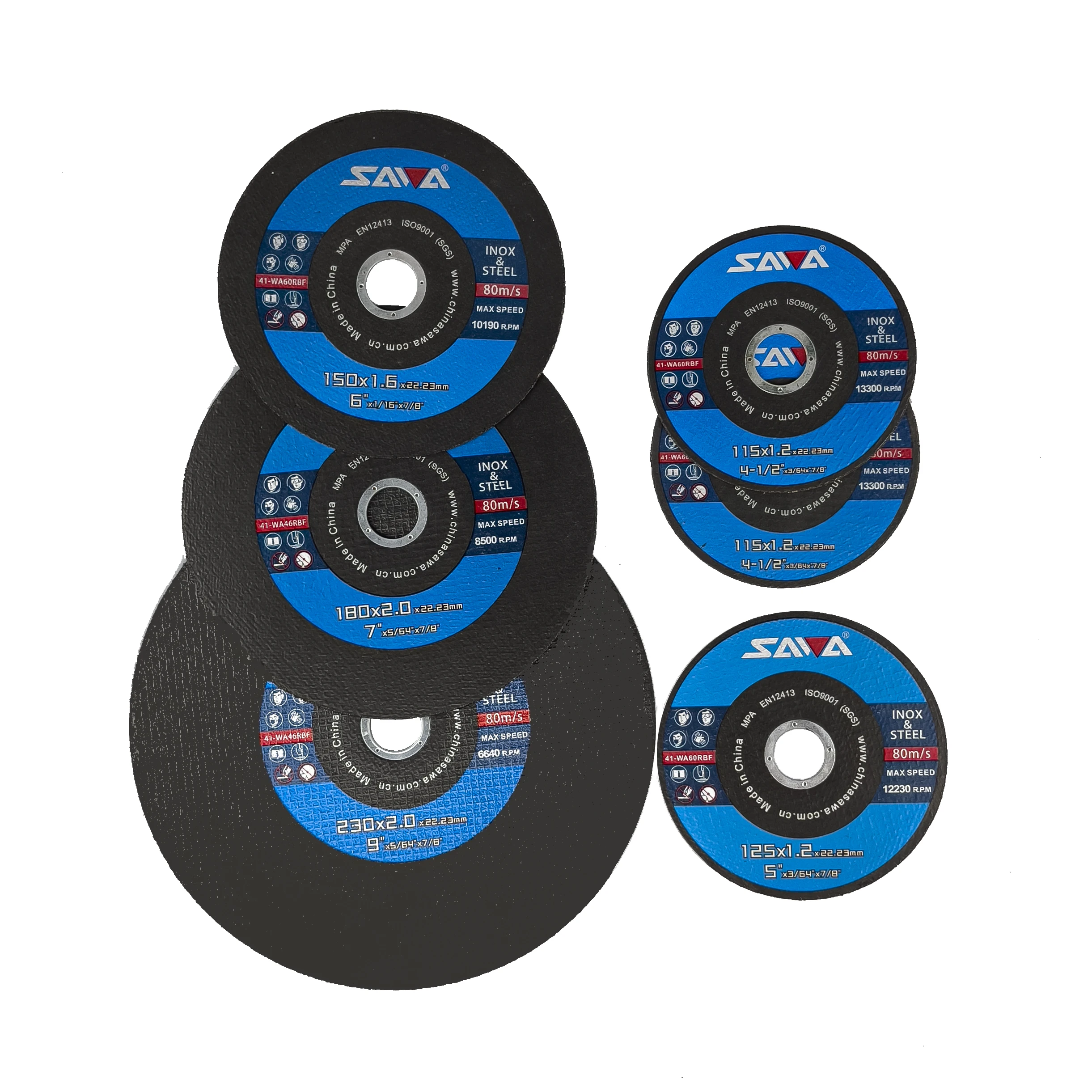 Multi Function 115x1.2x22.23mm 4.5 inch Cutting Wheel  Disc Metal Cutting For Polishing Steel