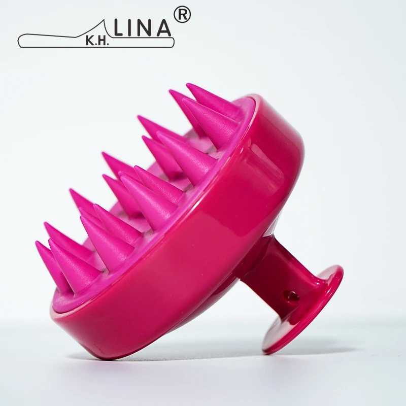 Hot Sale Silicone Handheld Manual Plastic Scalp Massager Head Scrubber Shower Shampoo Hairbrush For Hair Growth Brush