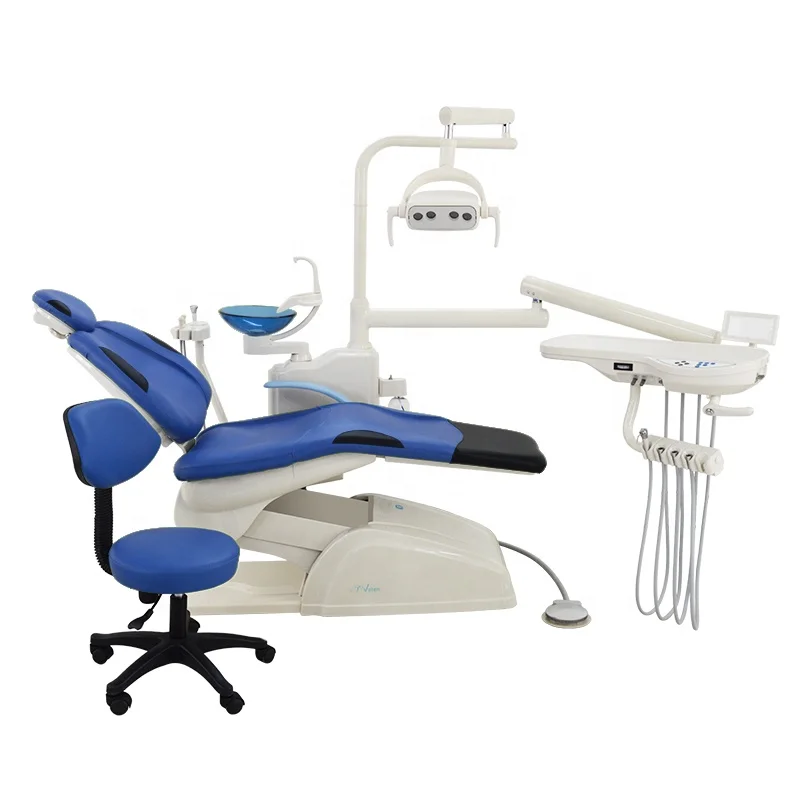 Hight Quality Dentistry Supplies Treatment Unit Portable Dental Chair with Air Compressor