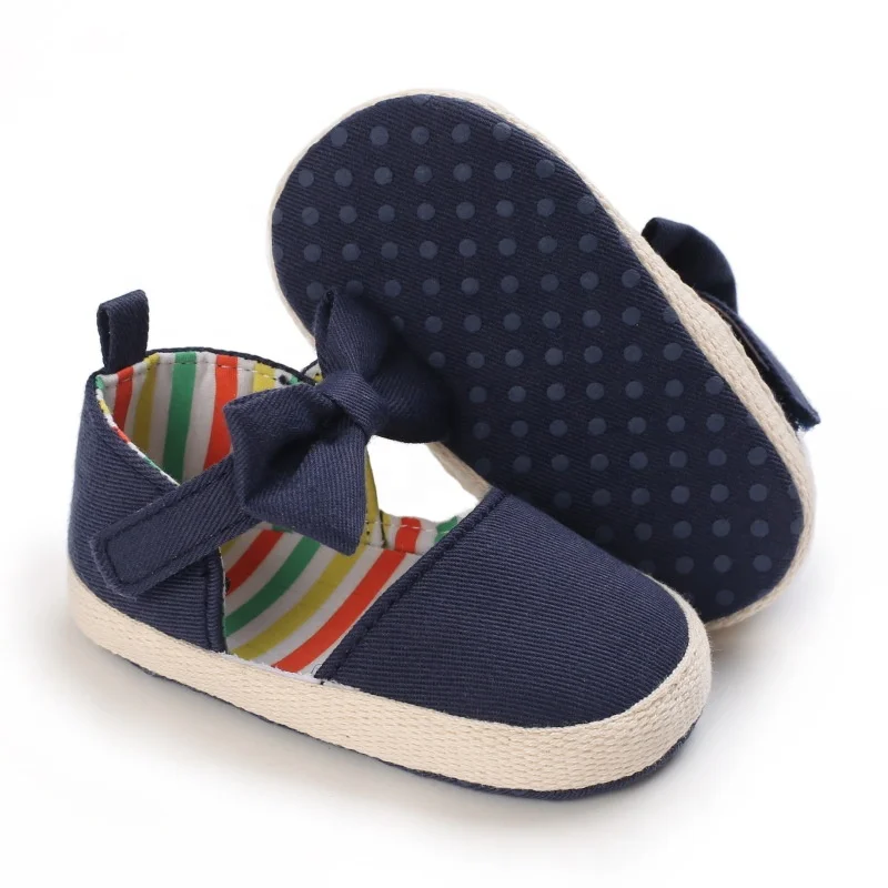 Soft Sole Cheap Cute Bow Baby Newborn Mary Jane Kids Toddler Girl