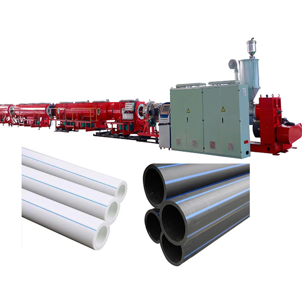 Plastic PE pipe extruder PE HDPE pipe making machine